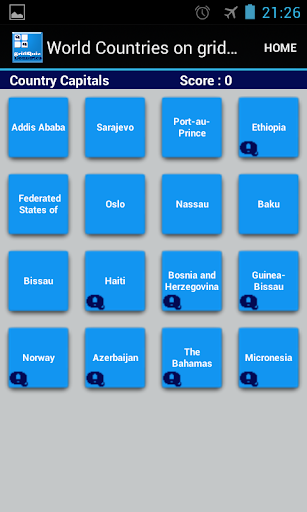 【免費解謎App】World Countries on gridQuiz-APP點子