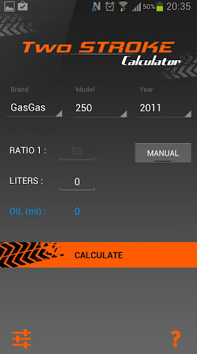 2 Stroke Calculator