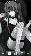 Black Lingerie Girl Anime [LWP