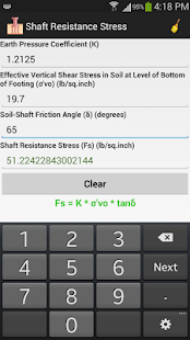 Piling Calculator Screenshots 7