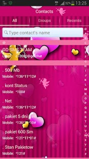 GO SMS Pro Lovely Pink Buy Screenshots 2