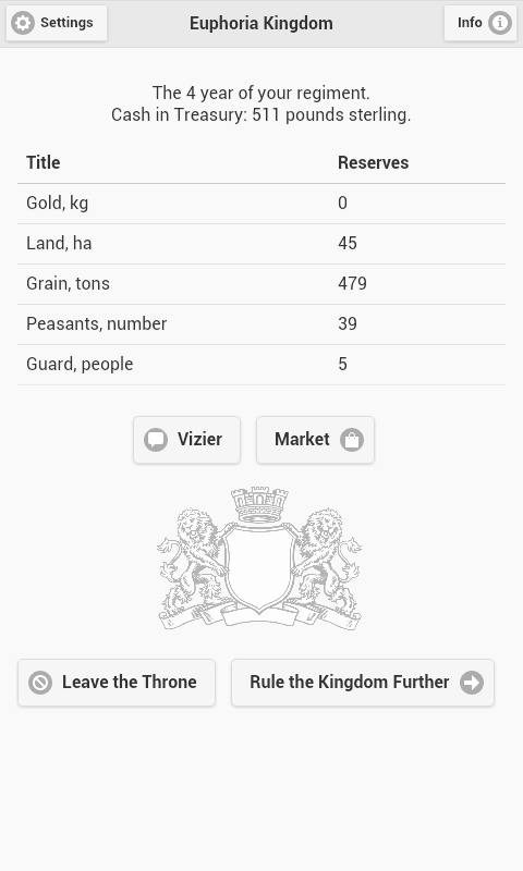 Android application Euphoria Kingdom screenshort