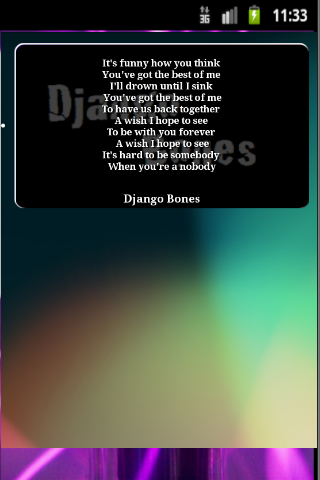 Daily Lyrics - Django Bones