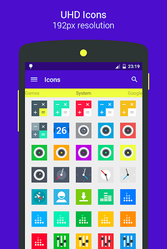 【免費個人化App】Goolors Square - icon pack-APP點子