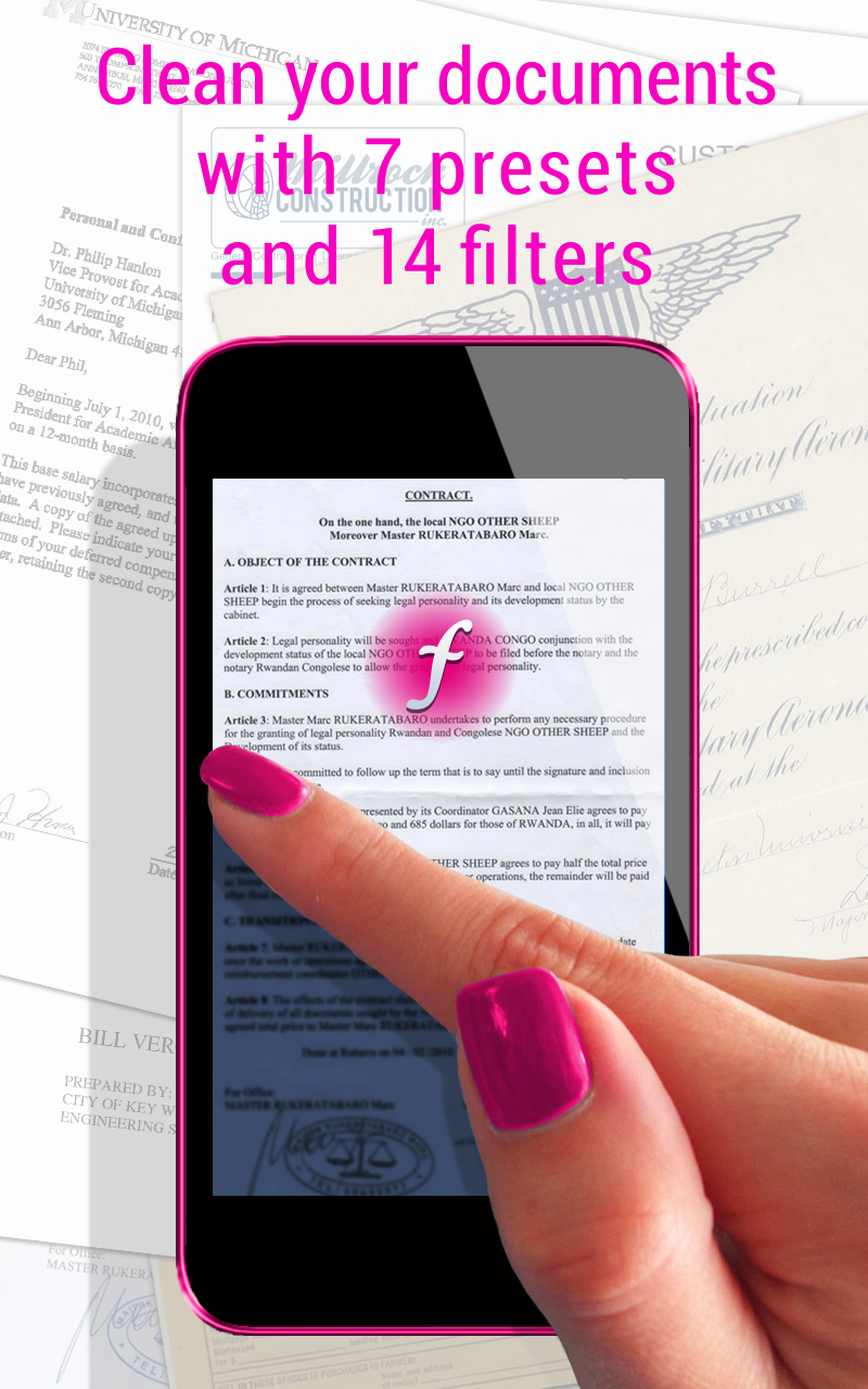 Scanny multipage document scan Screen 3