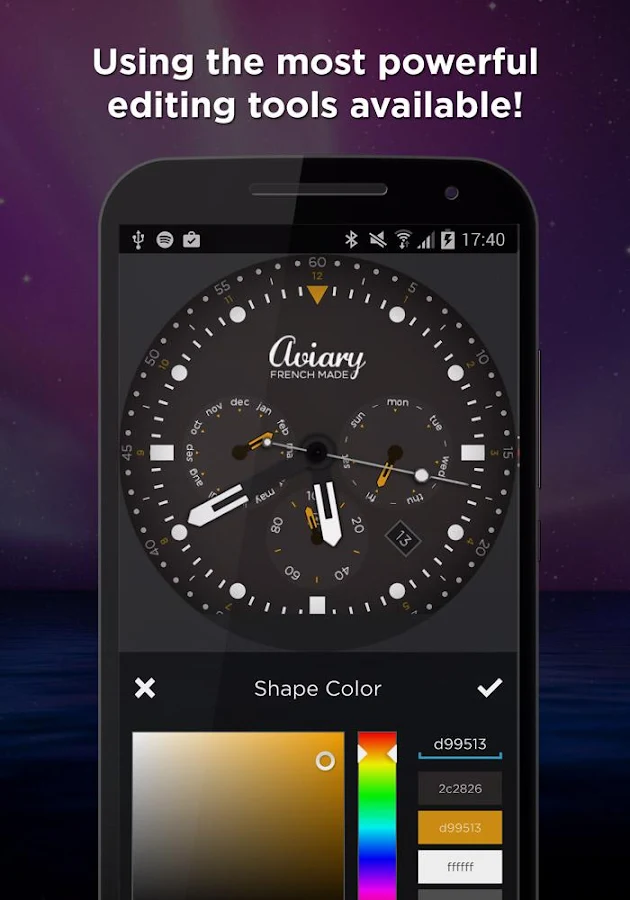 WatchMaker Premium Watch Face - screenshot