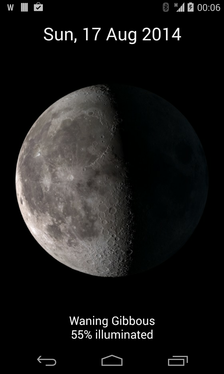 Lunar Phase Pro Screen 1