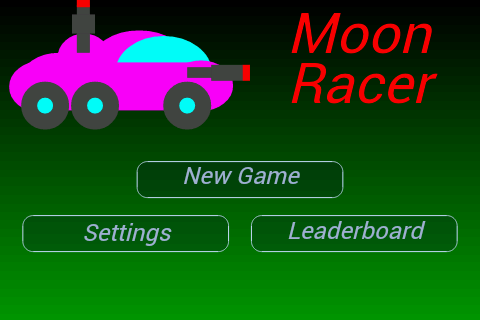 Android application Moonracer - Retro Shooter PRO screenshort