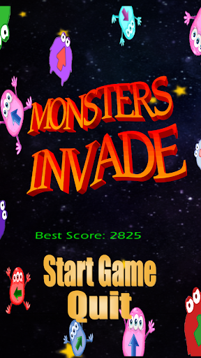 【免費街機App】Monsters Invade-APP點子