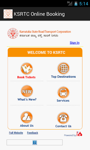 KSRTC Online Booking