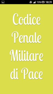Free Codice Penale Militare di Pace APK