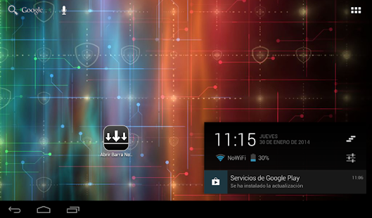  Open Notification Bar Pro – Vignette de la capture d'écran  