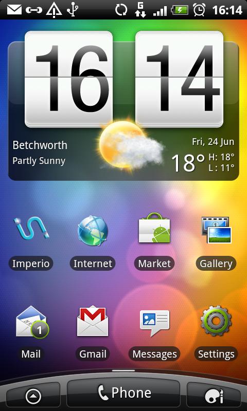 Android application im Remote Desktop, RDP + screenshort