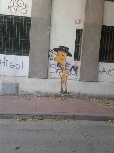 Hombre Desnudo Graffiti