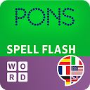 PONS SpellFlash Language Game mobile app icon