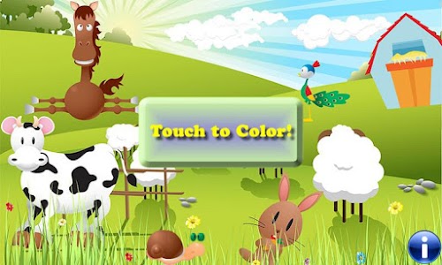 Android application Coloring Book: the Farm! screenshort