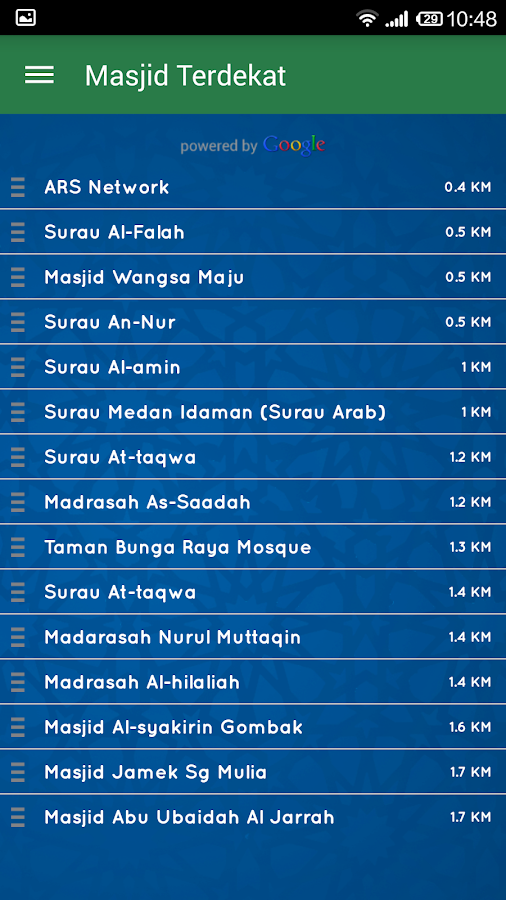 Program Buat Jadual Waktu Solat - equitynitro