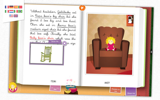 【免費書籍App】Goldilocks and the 3 Bears-APP點子