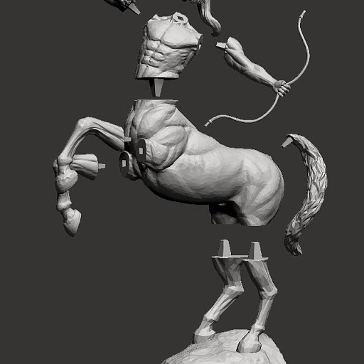 Detail of 3D printed product 'Centaur by glody' | rinkak