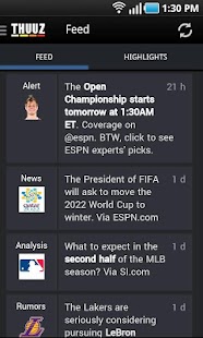 Free Thuuz Sports APK