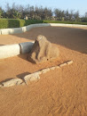 Broken Nandhi Statue