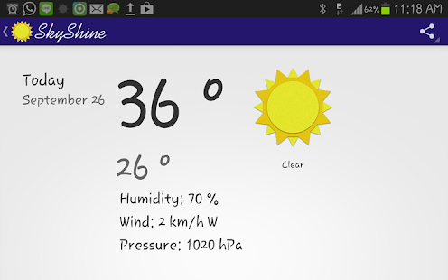 Free SkyShine-Weather Forecasting APK for Android