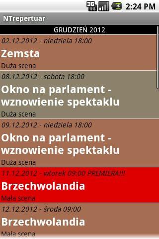 Nowy Teatr Repertuar