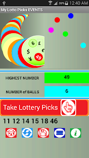 My Lotto Picks EVENTS Screenshots 3