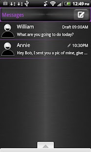 Free Download Metallic Purple for GO SMS APK for PC