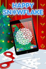 Happy Snowflake Christmas fun poster 1