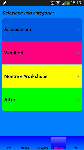 La mia fiera in un app