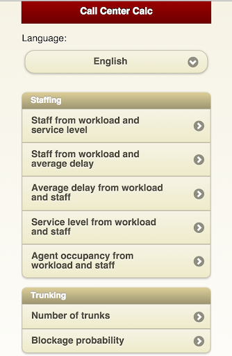 Call Center Calc