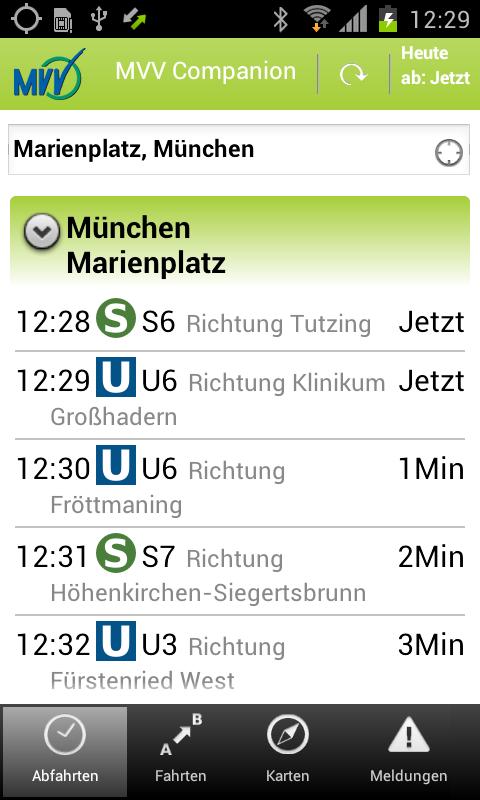 MVV-App Screen 3
