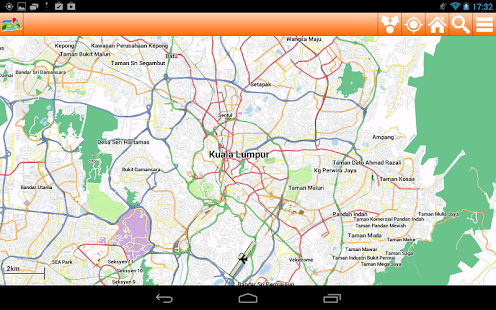 Kuala Lumpur Offline mappa map Screenshots 6