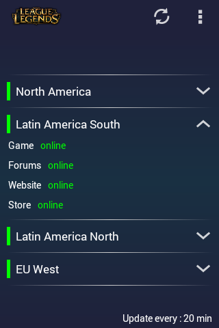 【免費工具App】LOL Server Status-APP點子