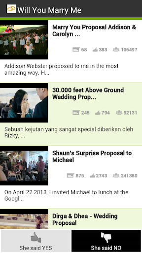 Top marriage proposal videos