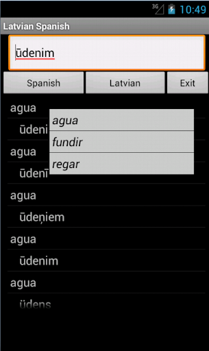 Spanish Latvian Dictionary
