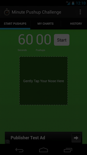 One Minute Push up App