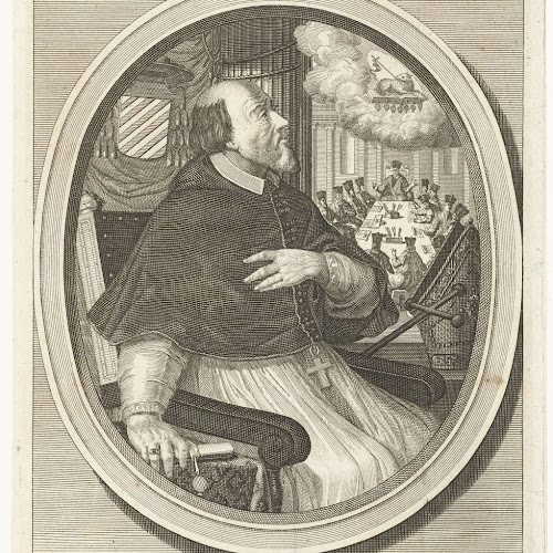 Portret van Frederik Schenk van Toutenburg, aartsbisschop van Utrecht, François van Bleyswijck