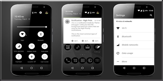 How to install Jolly B&W Pro CM12 Theme 1.7 mod apk for android