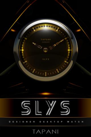 Android application SLYS Designer Clock Widget screenshort