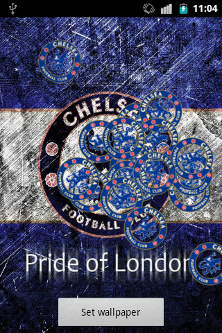 Android application Chelsea Club live wallpaper screenshort