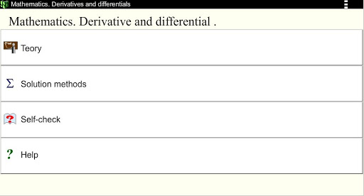 Derivatives. Math.