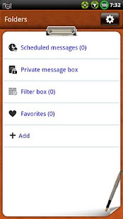 Lastest Leather NotePad GO SMS Theme APK for Android