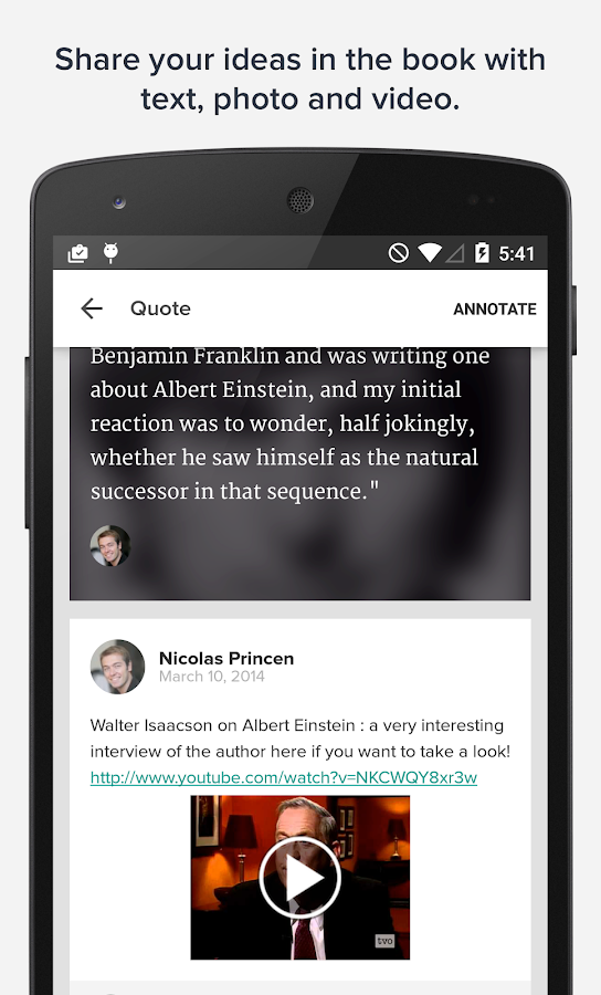 Glose Social ebook Reader Android Apps on Google Play
