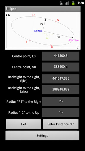 Ellipse Setting Out