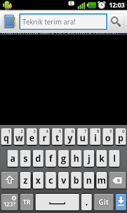 Android application Glossary of technical terms screenshot