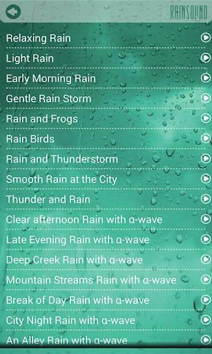 【免費健康App】RAIN SOUND - Sound Therapy-APP點子