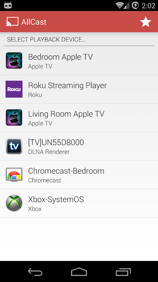 AllCast - screenshot