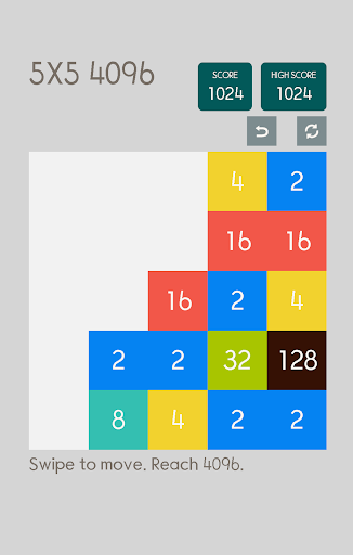 Jams number puzzle:5x5 4096